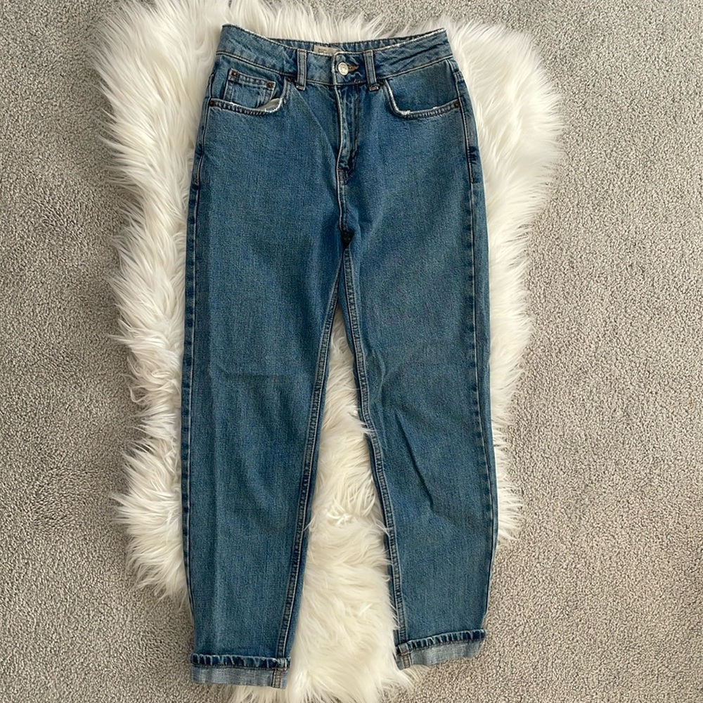 Topshop Petite Mom Jeans